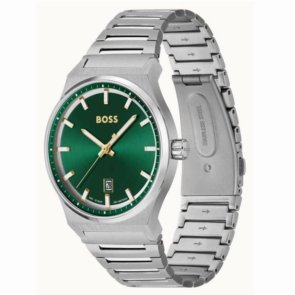 BOSS Watches Candor Green Dial Mens Watch 1514079