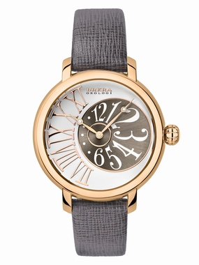 Brera Orologi "Valentina Elegant" BRVAEL3801 Silver/Grey/Rose Gold Women's Watch