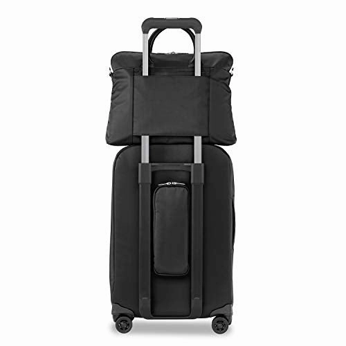 Briggs & Riley Rhapsody-Softside Spinner Luggage, Black, Tall Carry-On 22-Inch