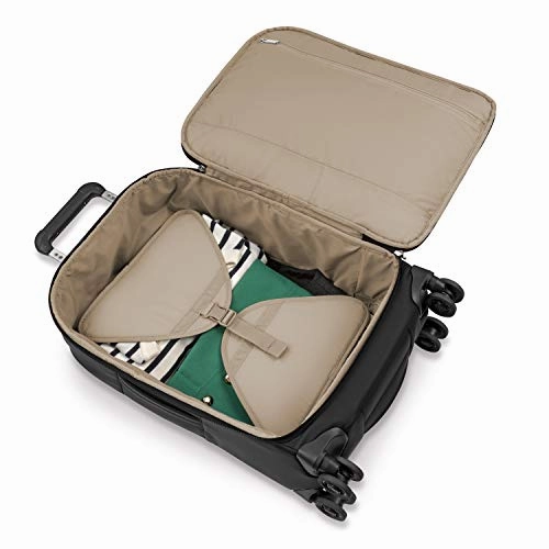 Briggs & Riley Rhapsody-Softside Spinner Luggage, Black, Tall Carry-On 22-Inch