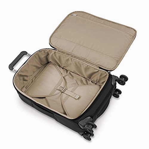 Briggs & Riley Rhapsody-Softside Spinner Luggage, Black, Tall Carry-On 22-Inch