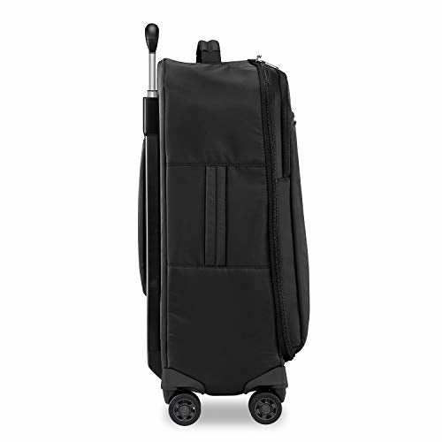 Briggs & Riley Rhapsody-Softside Spinner Luggage, Black, Tall Carry-On 22-Inch