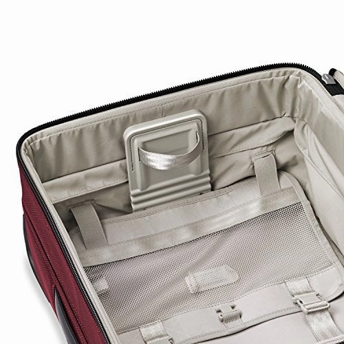 Briggs & Riley Transcend-Softside Carry-On Spinner Luggage, Merlot, 22-Inch