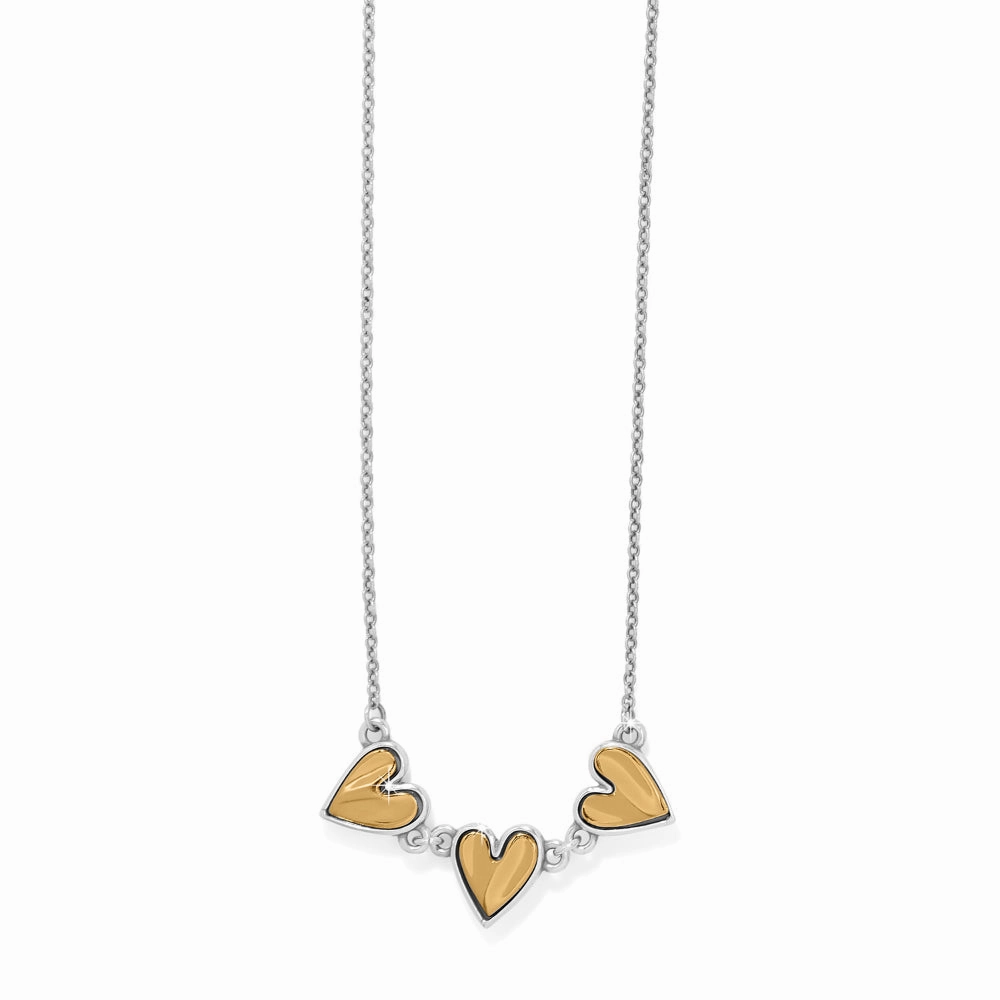 Brighton Cascade Heart Trio Necklace