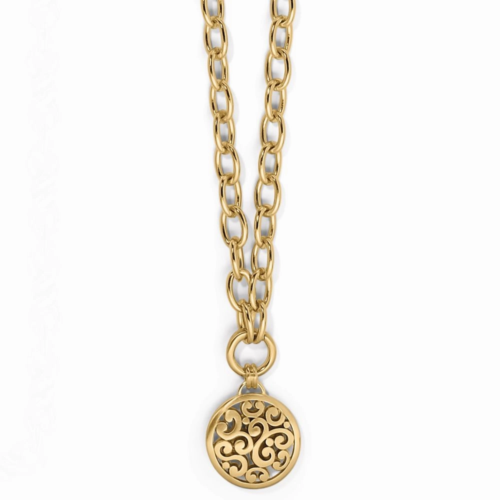 Brighton Contempo Medallion Charm Necklace