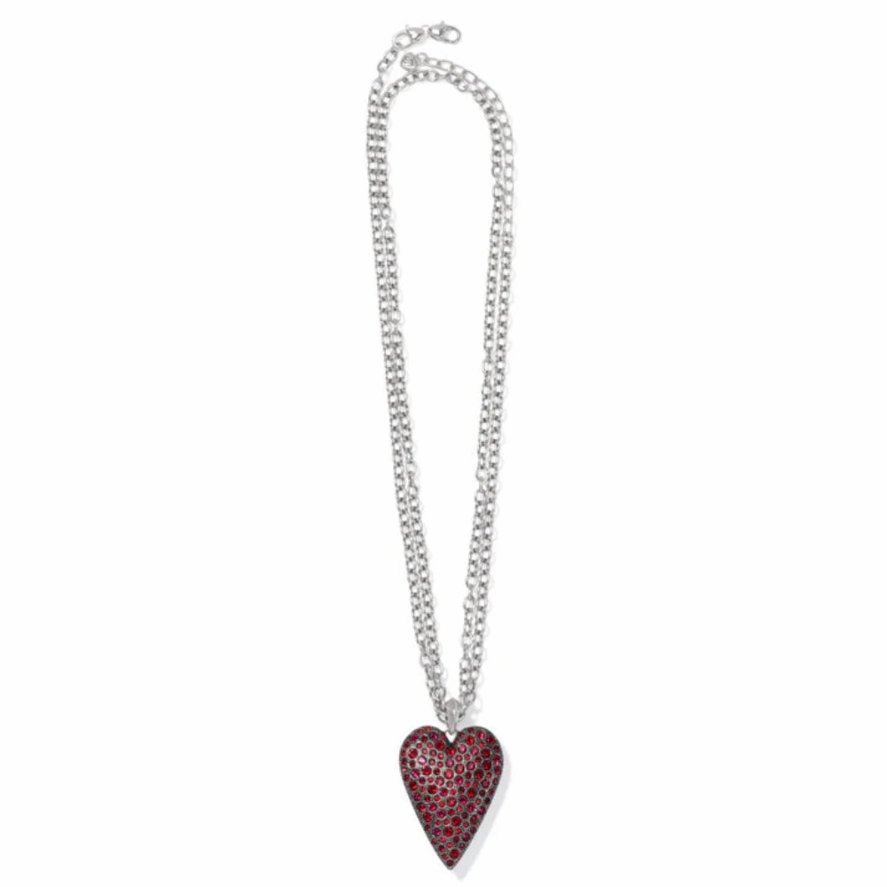 Brighton Glisten Heart Convertible Necklace