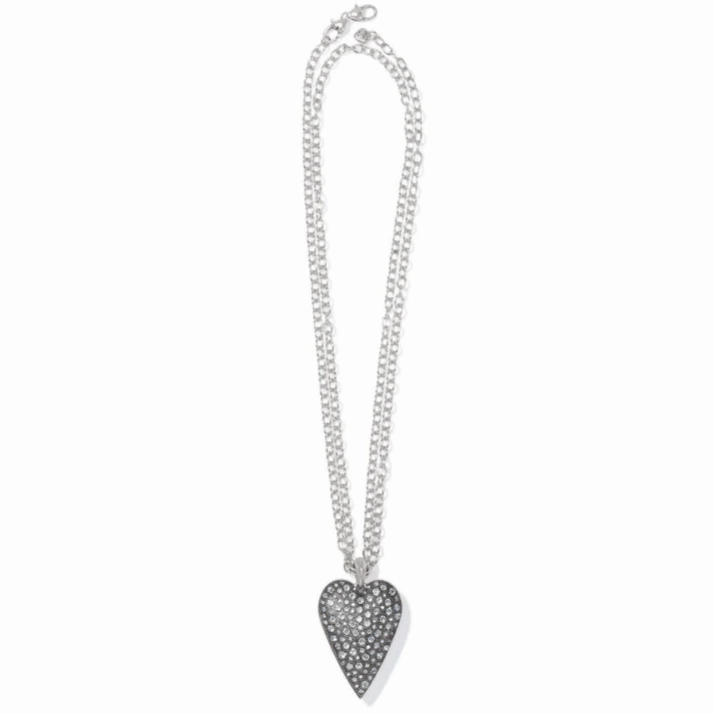 Brighton Glisten Heart Convertible Necklace