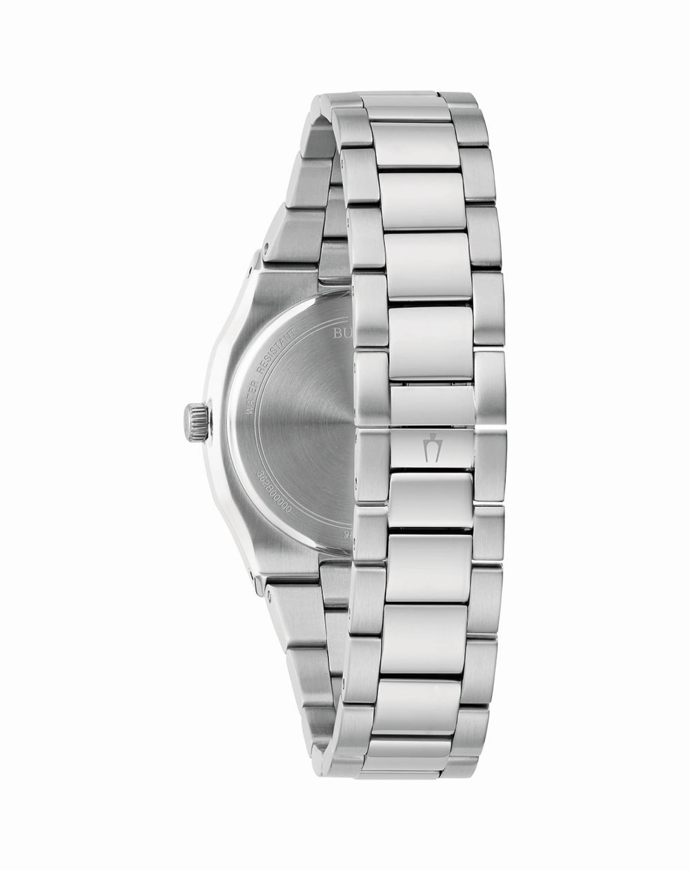 Bulova Surveyor Diamond Accent Stainless Steel Timepiece 96P243