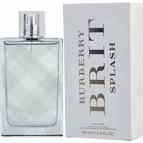 Burberry Brit Splash 3.3 oz EDT for men