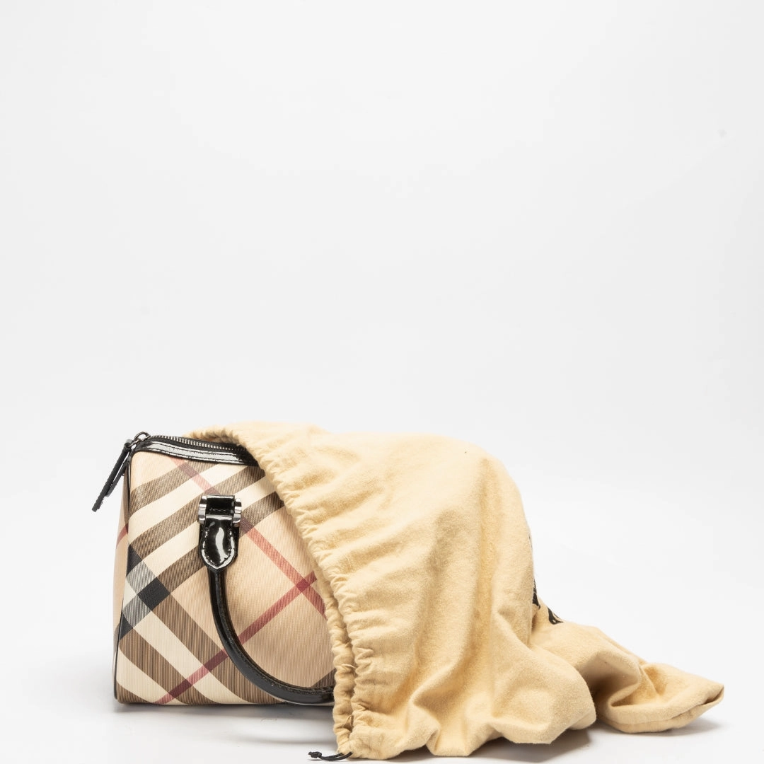 Burberry Nova Check Bowling Bag