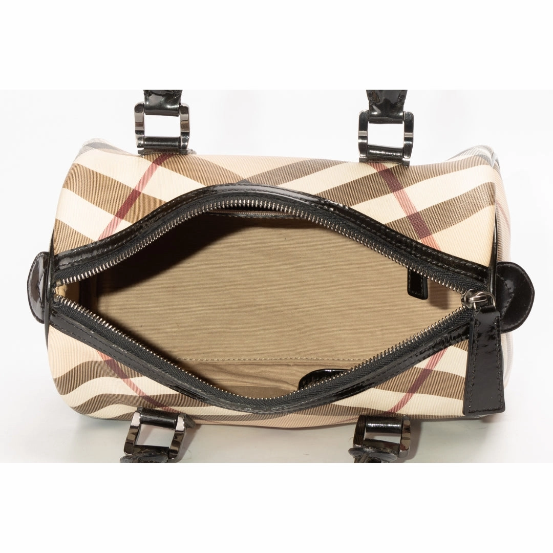 Burberry Nova Check Bowling Bag