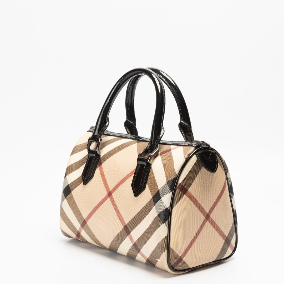 Burberry Nova Check Bowling Bag