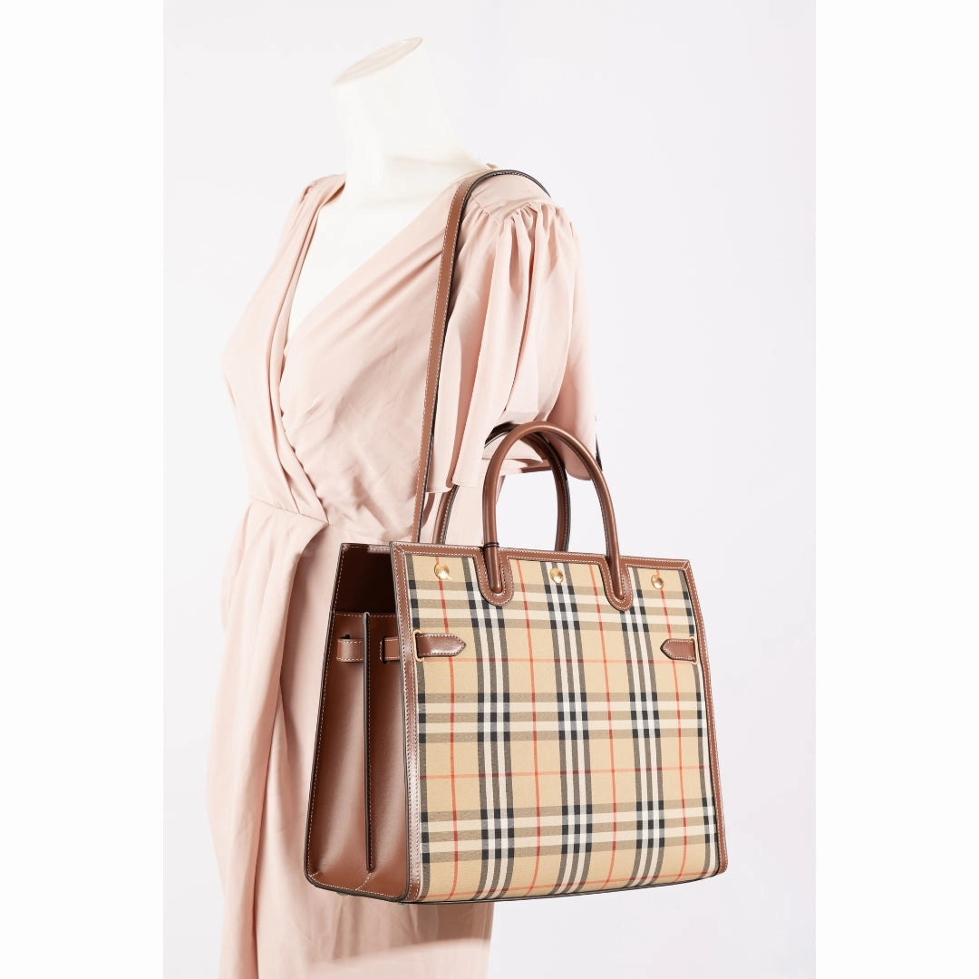 Burberry Vintage Check Satchel
