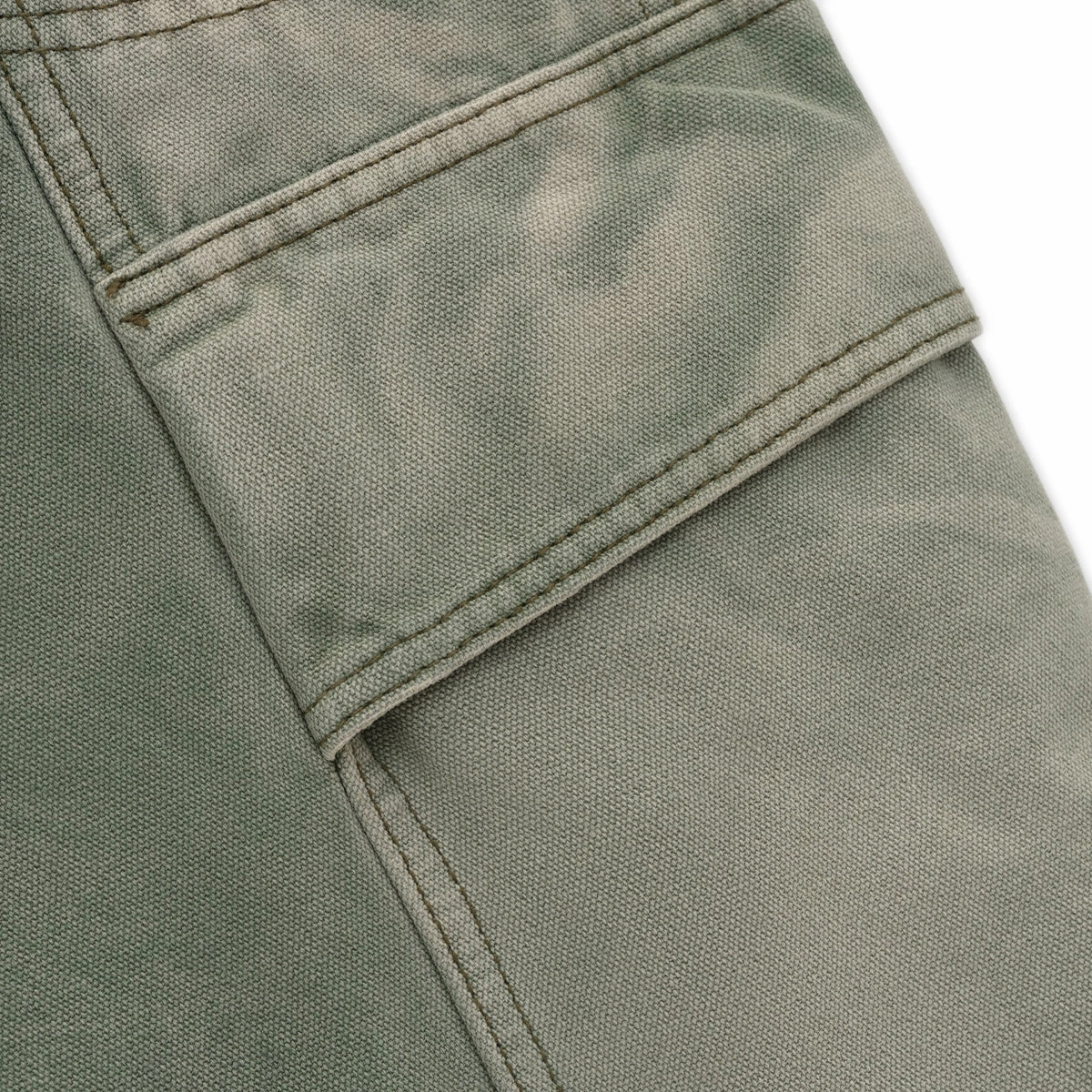 Canvas Cargo Pants 'Sage Green'