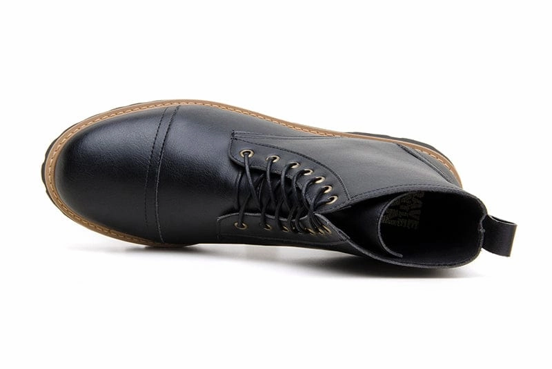 Capped Standard Vegan Leather Boots | Multiple Colours