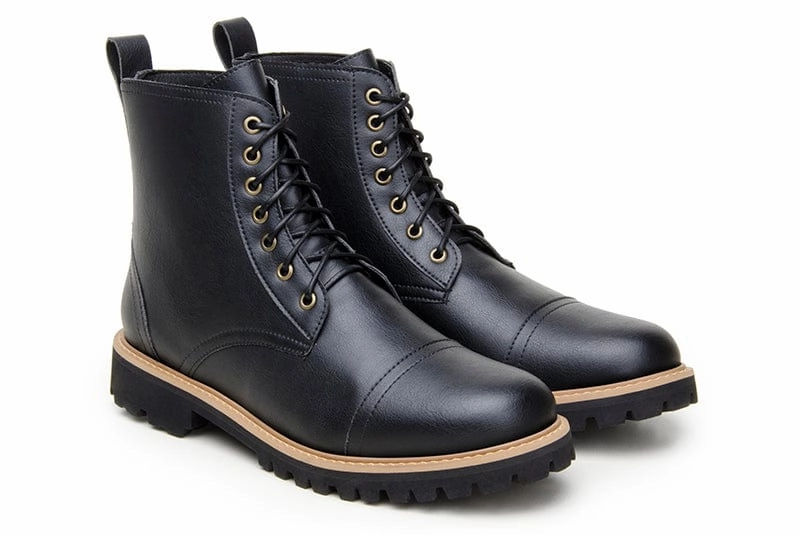 Capped Standard Vegan Leather Boots | Multiple Colours