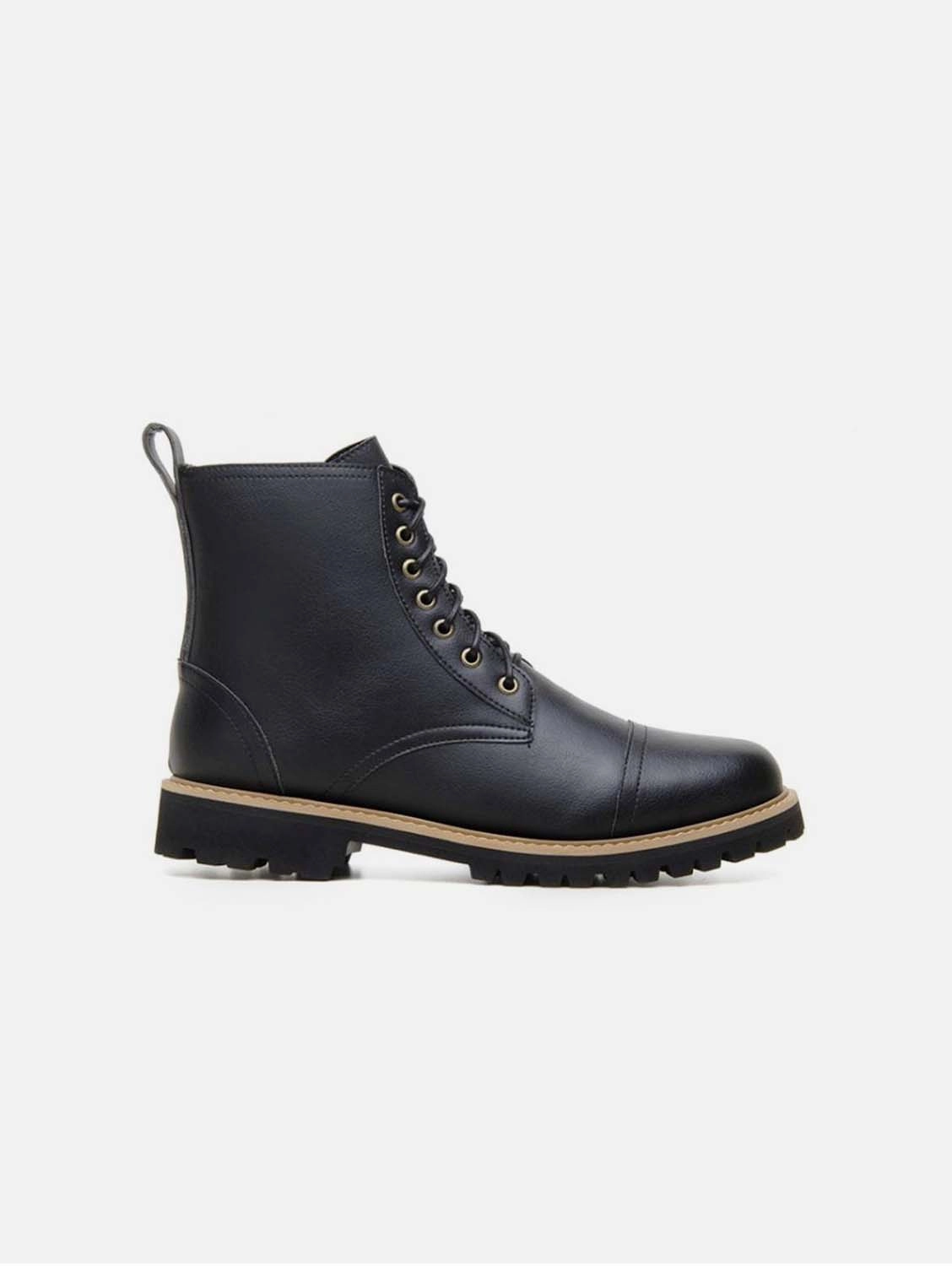 Capped Standard Vegan Leather Boots | Multiple Colours