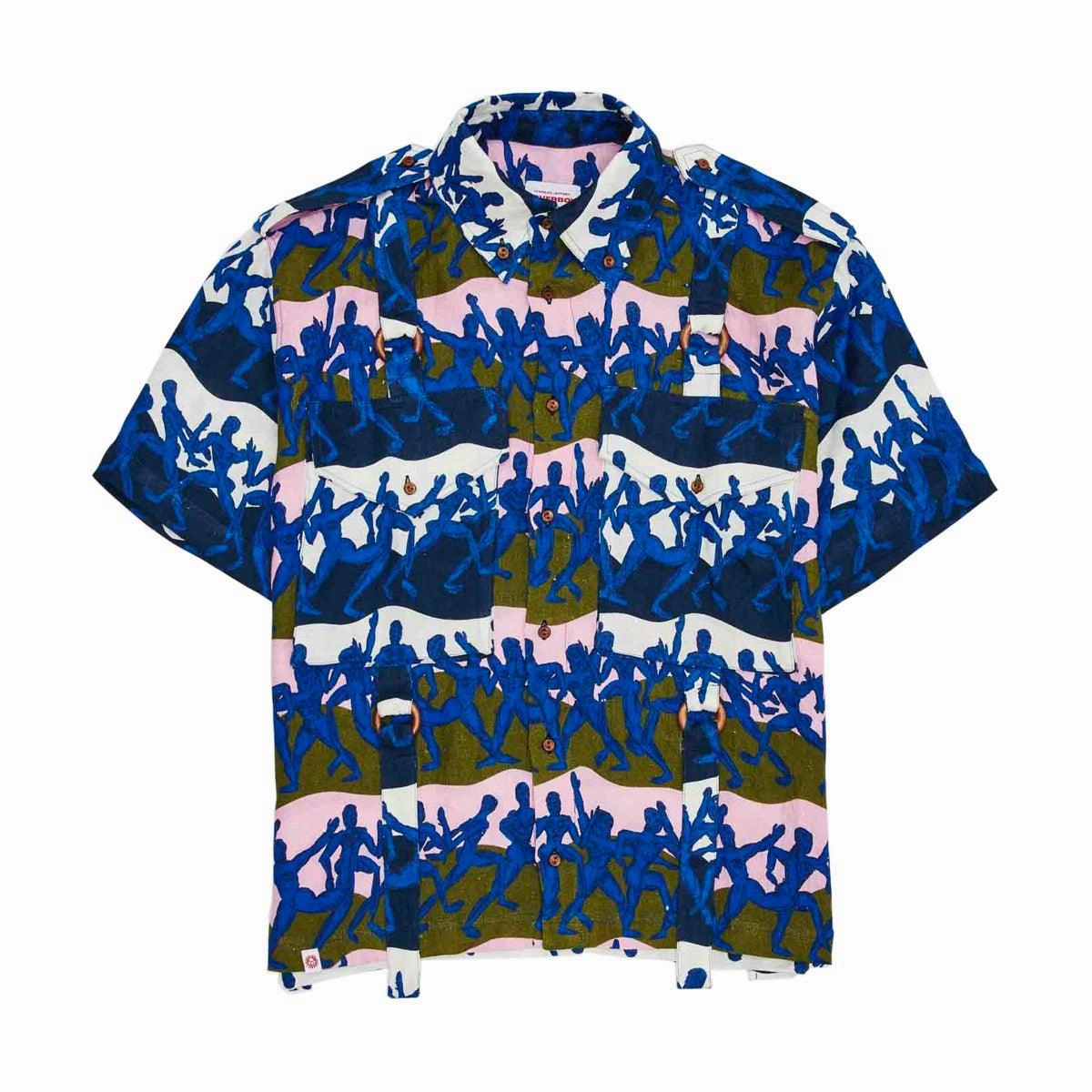 Cargo Shirt 'Blue Runners'