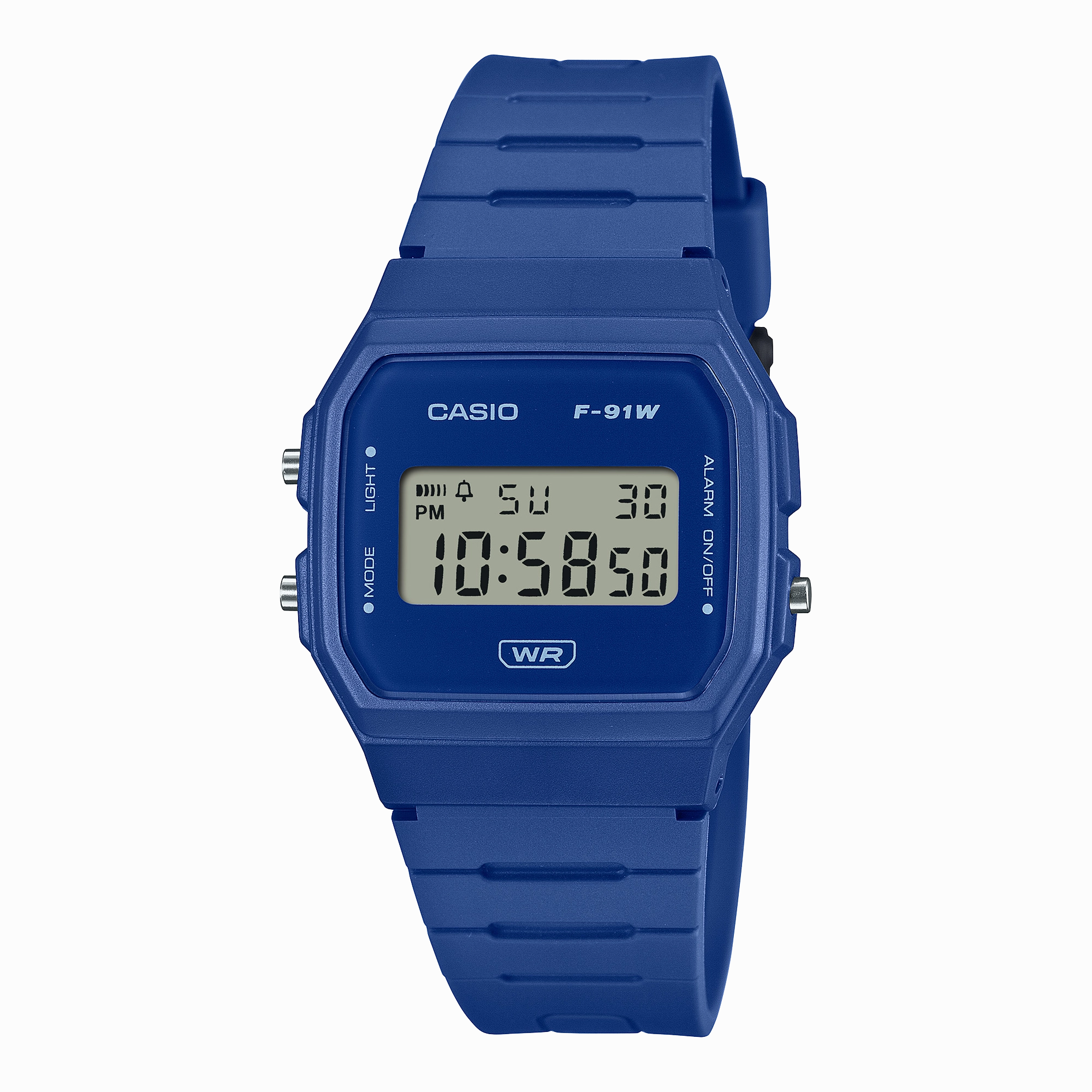 Casio Blue Resin Band Watch F91WB-2A1