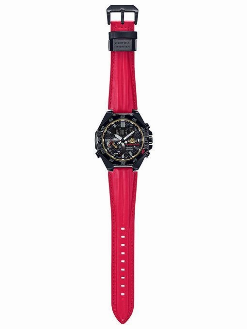 Casio Edifice Limited Edition Honda Racing 20th Anniversary Red Mens Watch ECB10HR-1A