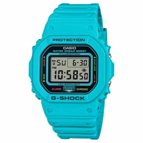 Casio G-Shock 5600 Series Digital Blue Resin Strap Men's Watch DW-5600EP-2DR