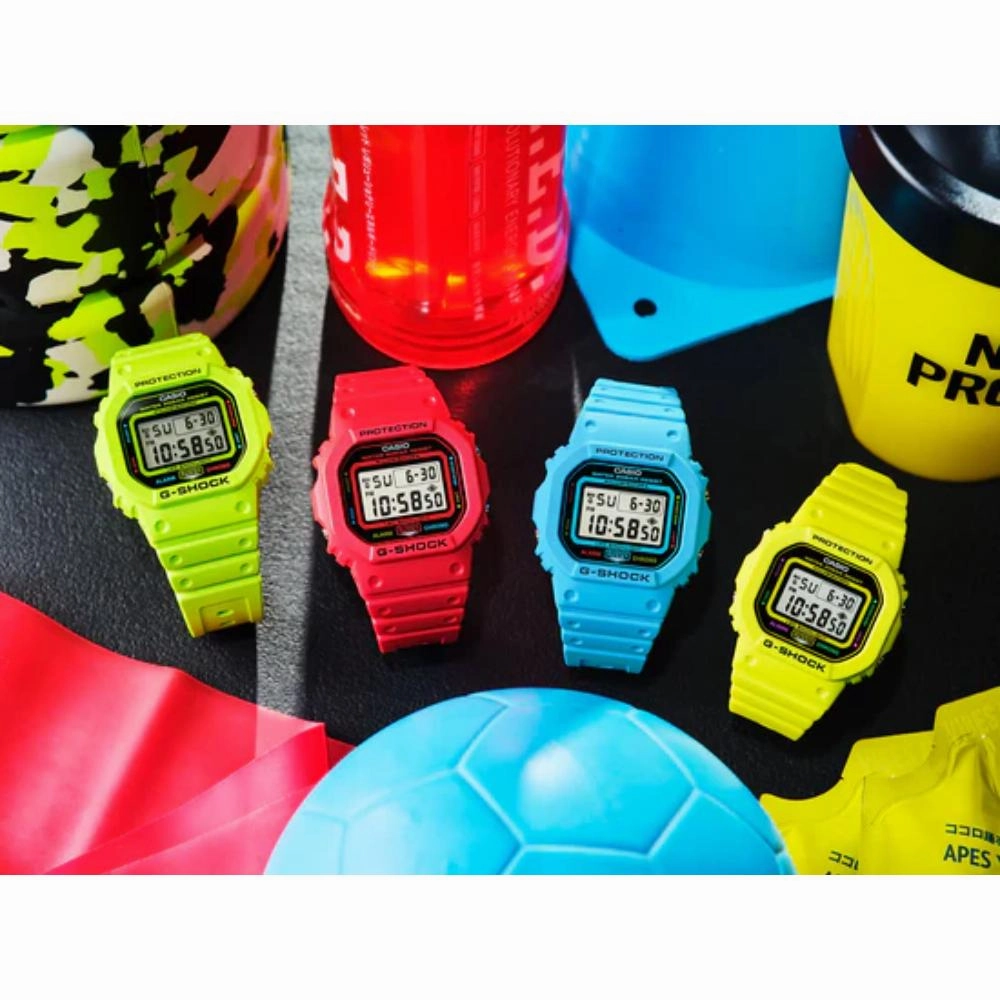Casio G-Shock 5600 Series Digital Blue Resin Strap Men's Watch DW-5600EP-2DR