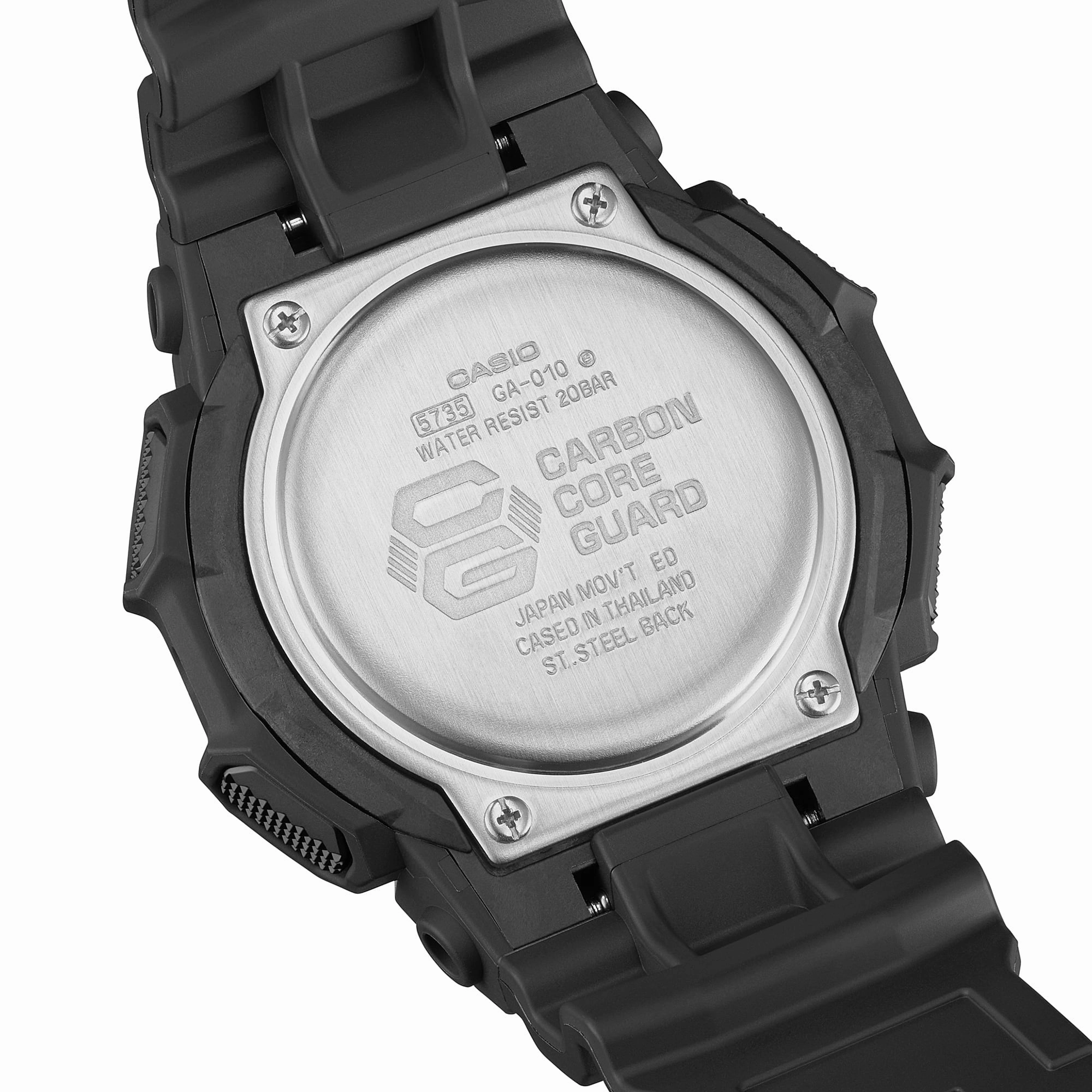 Casio G-Shock Analog-Digital Black Resin GA-010 With P Series