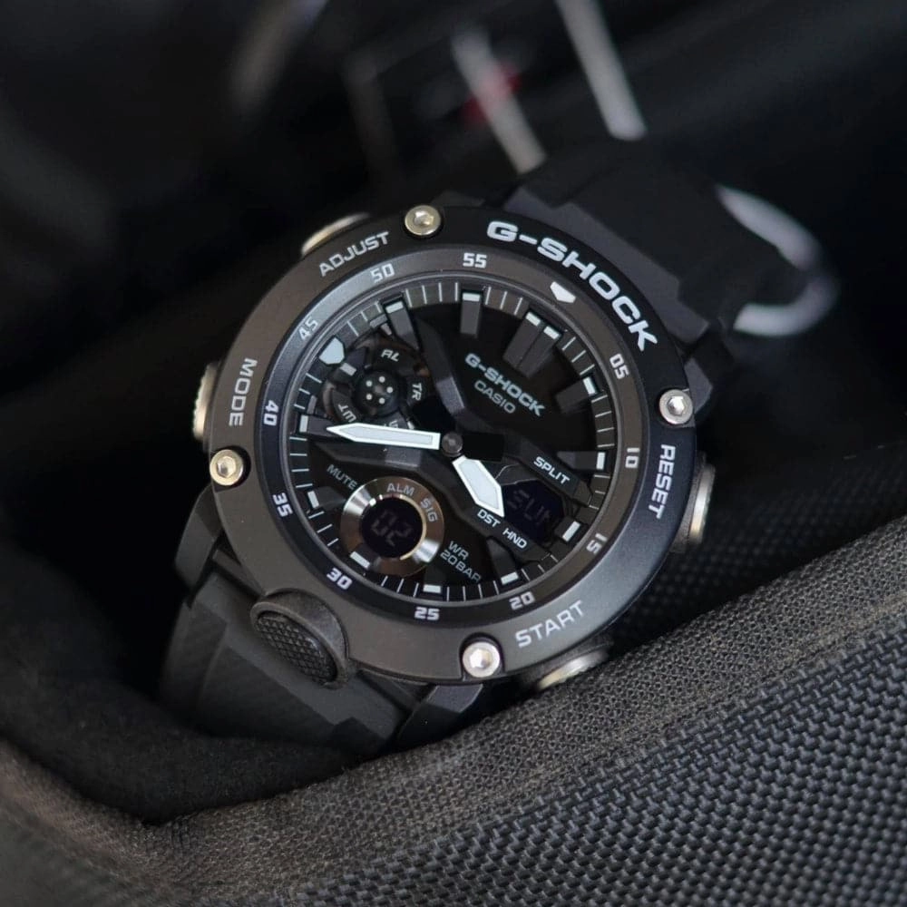 Casio G-Shock Black Dial Resin Strap Men Watch GA-2000S-1ADR-P