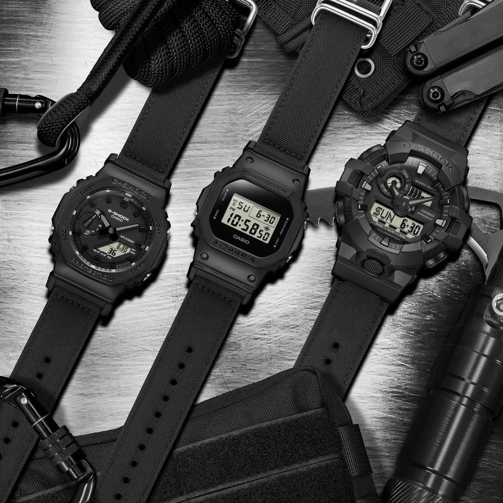 Casio G-Shock Black Resin Strap Shock Resistant Unisex Watch GA-700BCE-1ADR-P