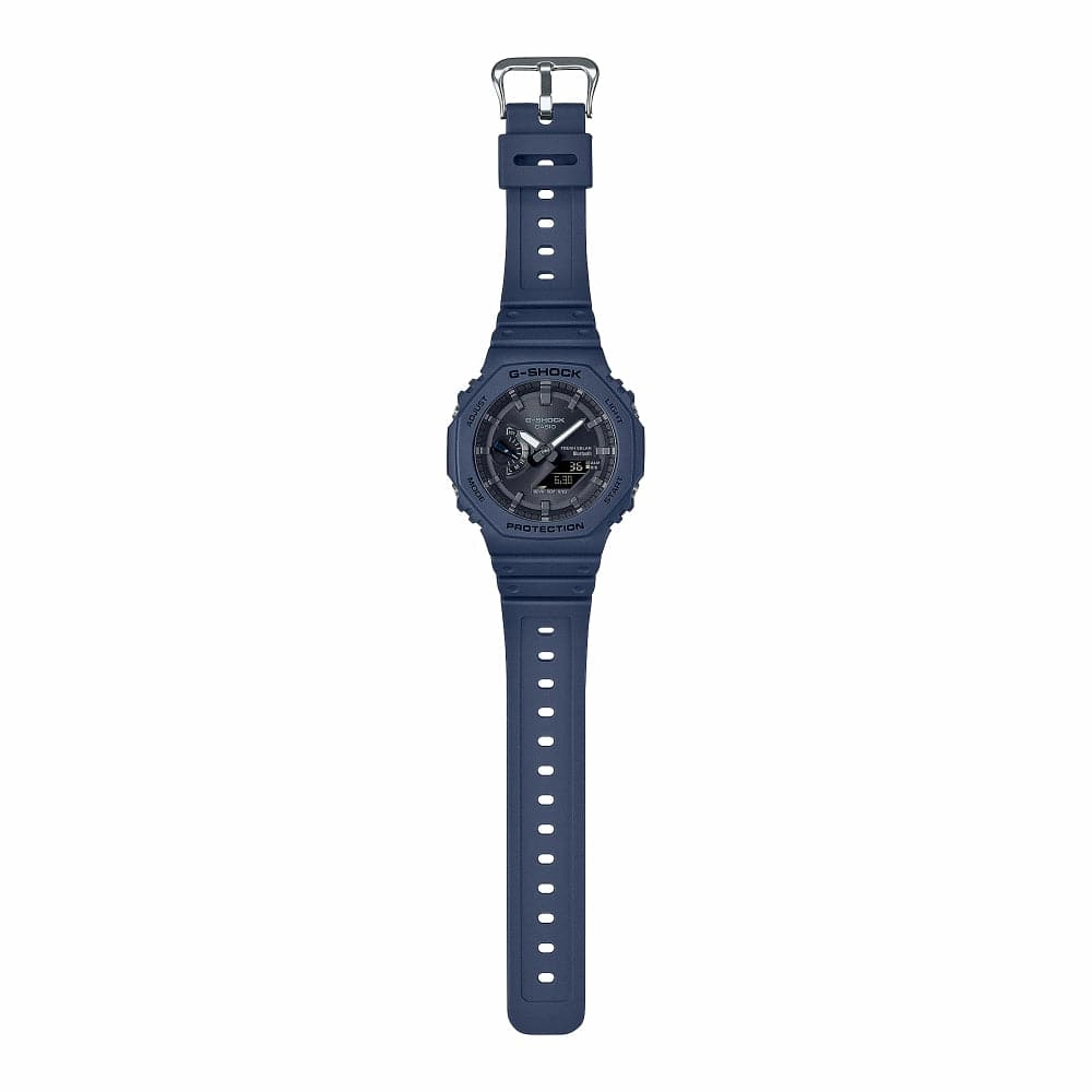 Casio G-Shock Blue Resin Strap Men Watch GA-B2100-2ADR