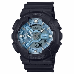 Casio G-Shock Digital-Analogue Black Resin Strap Men Watch GA-110CD-1A2DR-P