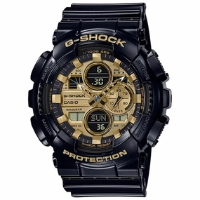 Casio G-Shock Digital-Analogue Black Resin Strap Men Watch GA-140GB-1A1DR-P
