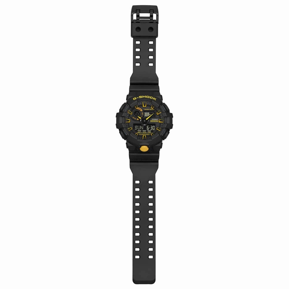 Casio G-Shock Digital-Analogue Black Resin Strap Men Watch GA-700CY-1ADR