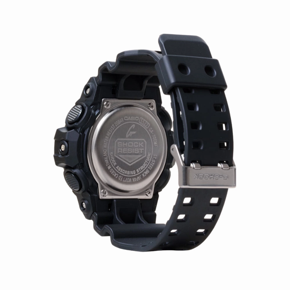 Casio G-Shock Digital-Analogue Black Resin Strap Men Watch GA-700MF-1ADR
