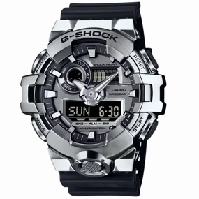 Casio G-Shock Digital-Analogue Black Resin Strap Men Watch GM-700-1ADR