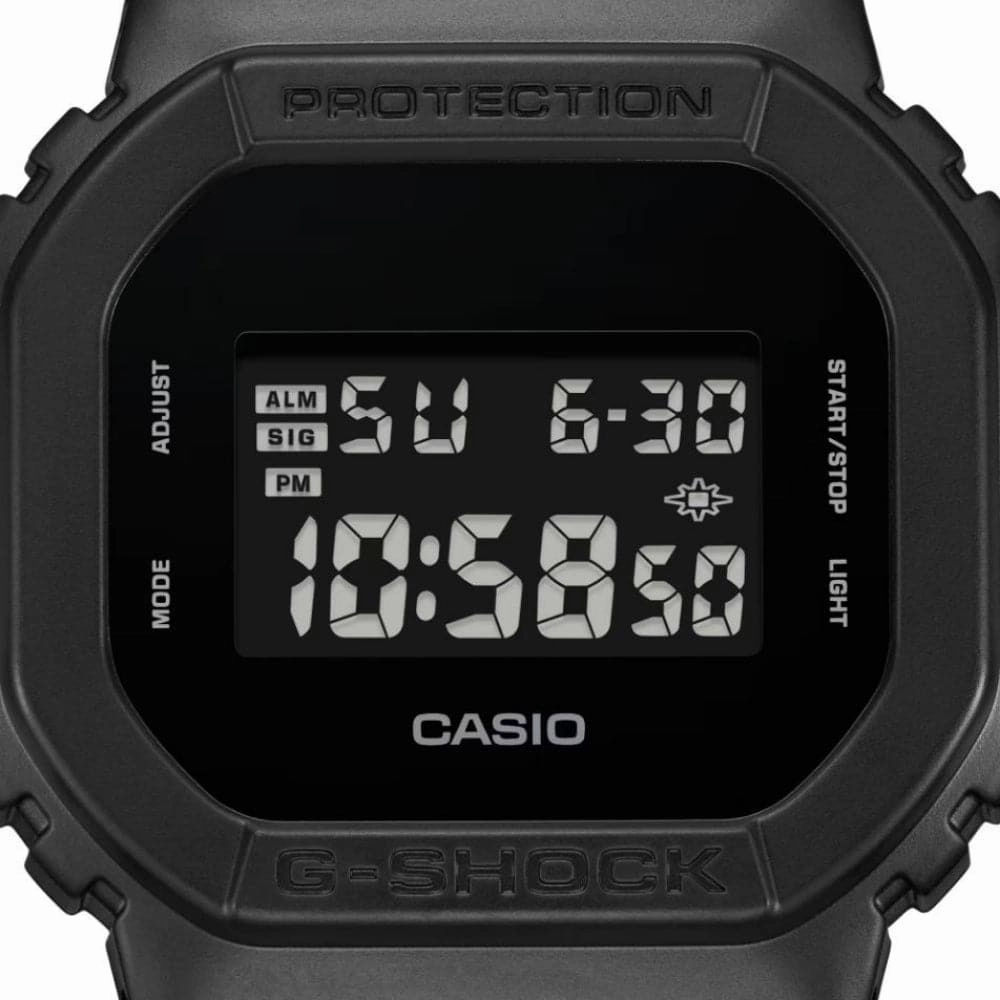 Casio G-Shock Digital Black Resin Strap Men Watch DW-5600UBB-1DR