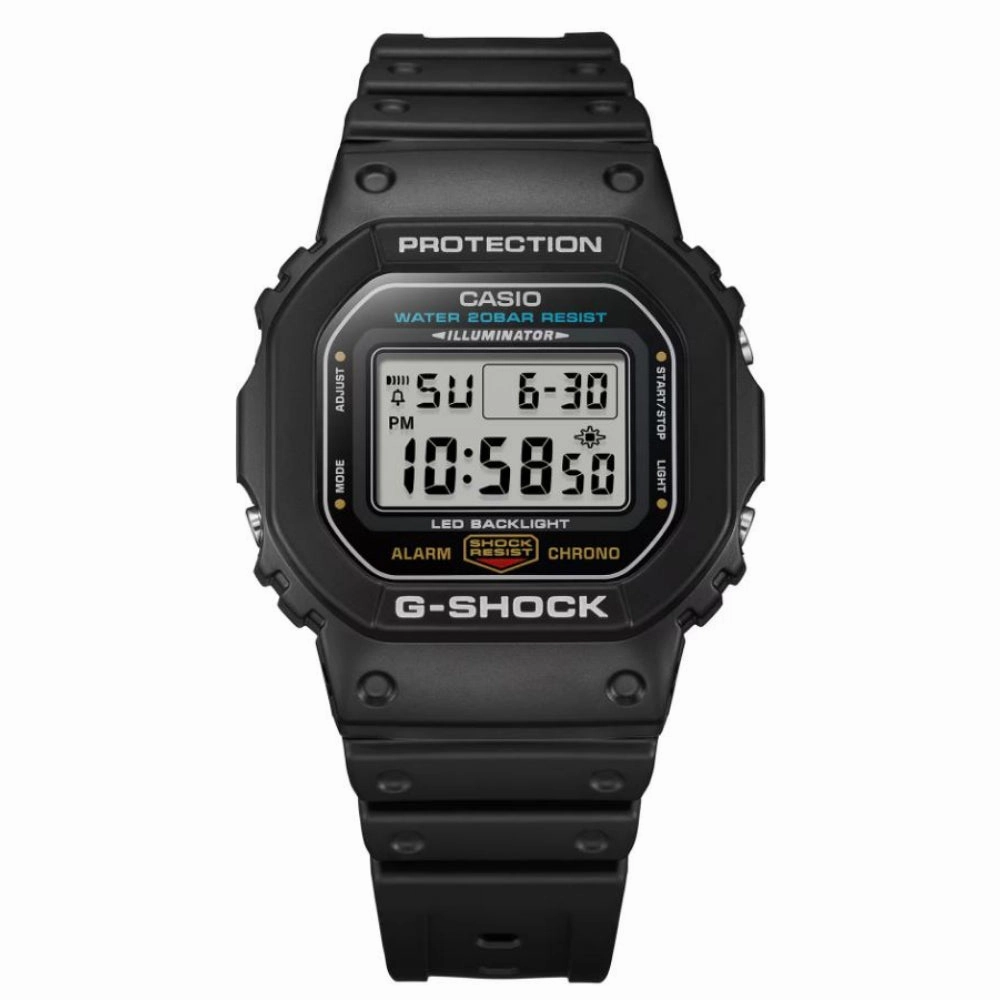 Casio G-Shock Digital Black Resin Strap Men Watch DW-5600UE-1DR-P