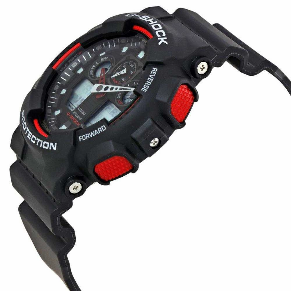 Casio G-Shock Digital Black Resin Strap Men Watch GA-100-1A4DR-P