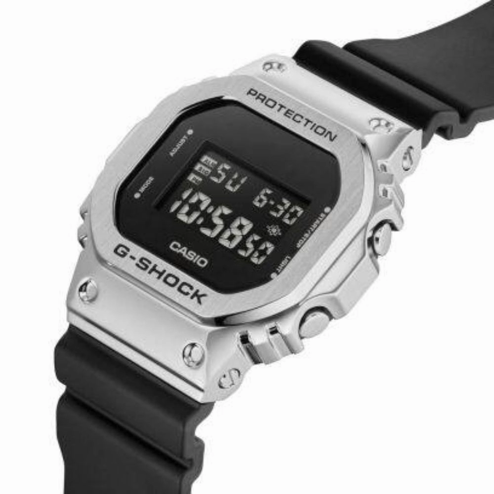 Casio G-Shock Digital Black Resin Strap Shock Resistant Men's Watch GM-5600U-1DR