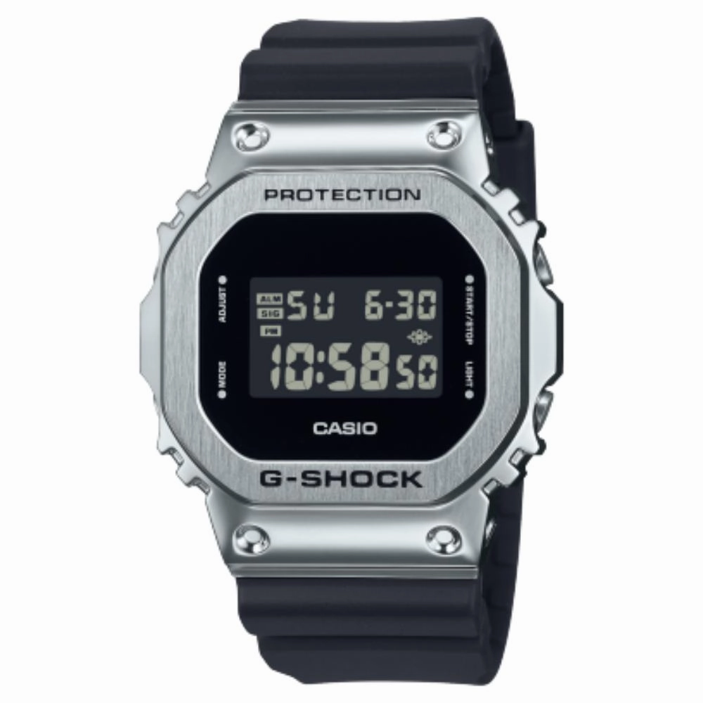 Casio G-Shock Digital Black Resin Strap Shock Resistant Men's Watch GM-5600U-1DR