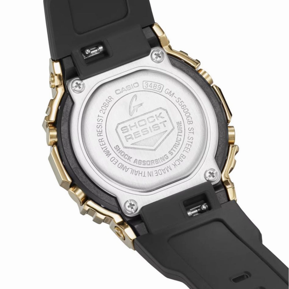 Casio G-Shock Digital Black Resin Strap Women Watch GM-S5600GB-1DR-P