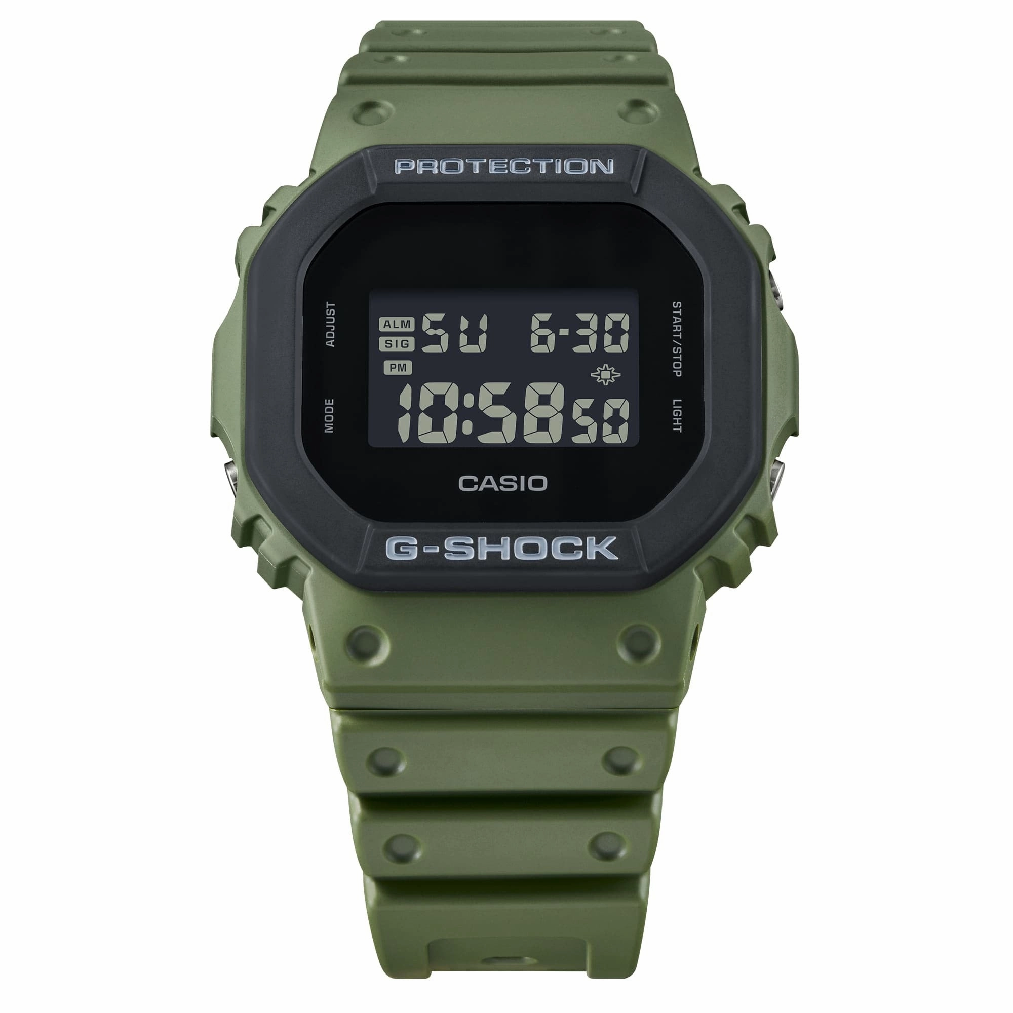 Casio G-Shock Digital Green Resin Strap Men Watch DW-5610UU-3DR-P