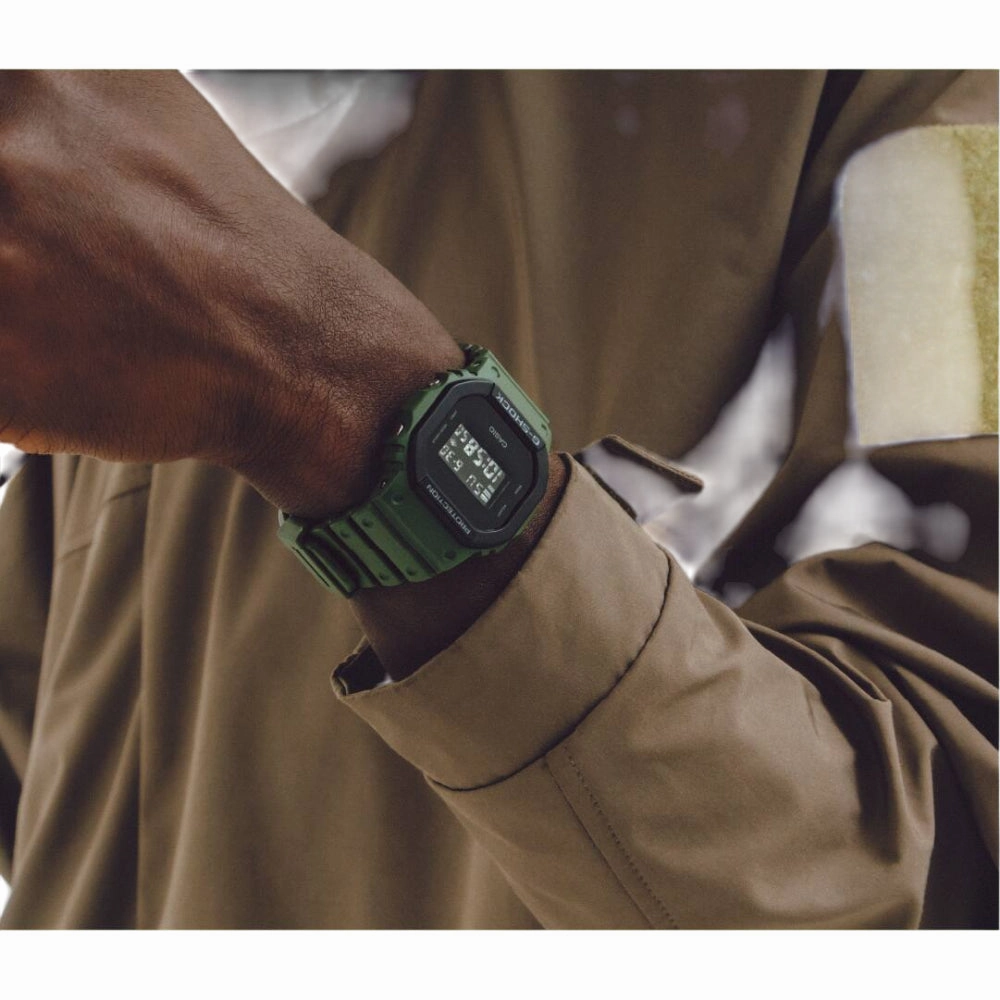 Casio G-Shock Digital Green Resin Strap Men Watch DW-5610UU-3DR-P