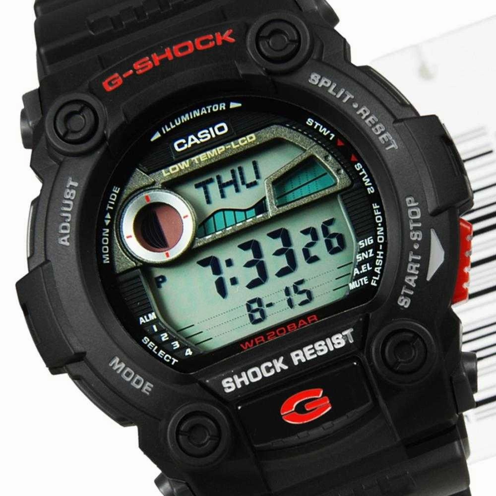Casio G-Shock DIGITAL QUARTZ SHOCK RESISTANT BLACK RESIN MEN'S WATCH G-7900-1DR