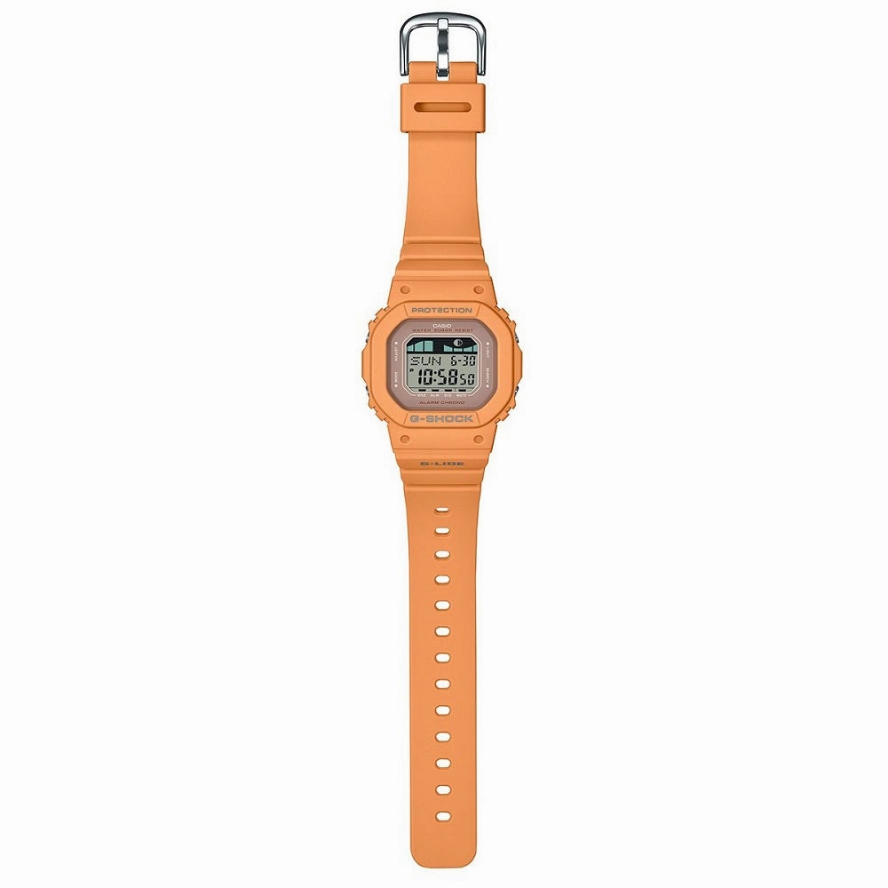 Casio G Shock Digital Watch G-Lide Beach Nostalgia Pale Orange GLX-S5600-4ER