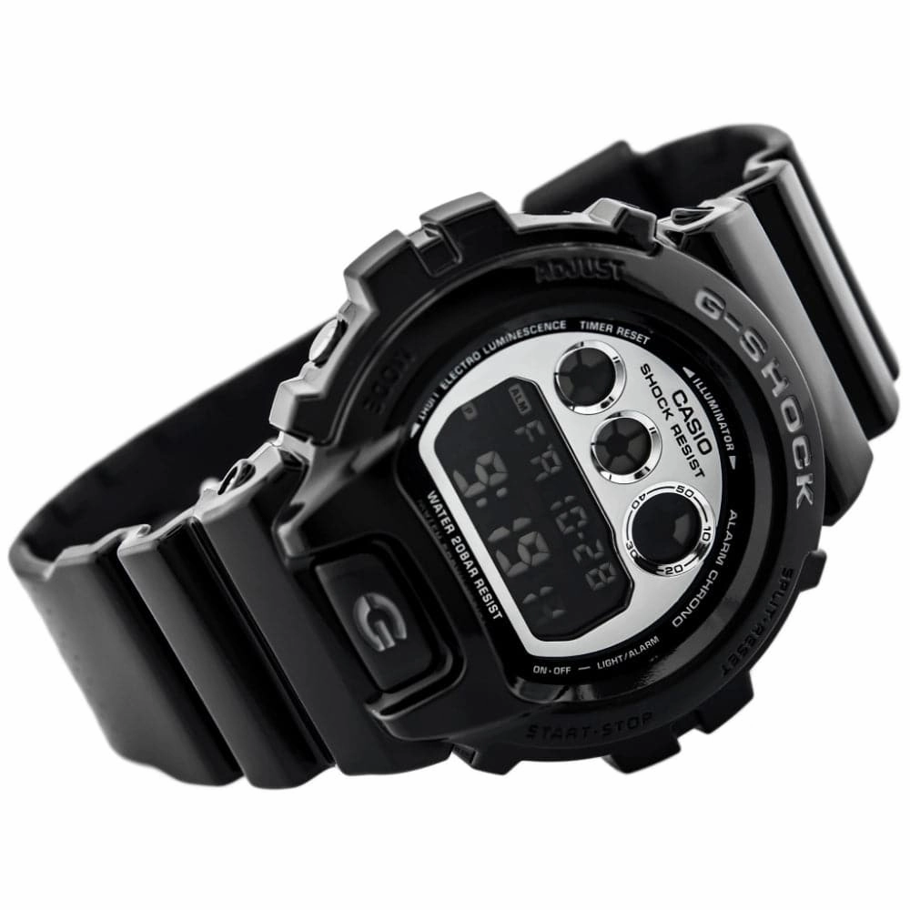 CASIO G-SHOCK DW-6900NB-1DR-P DIGITAL QUARTZ BLACK RESIN MEN'S WATCH