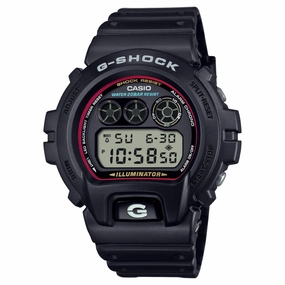 CASIO G-SHOCK DW-6900RL-1DR DIGITAL BLACK AND RED WATCH