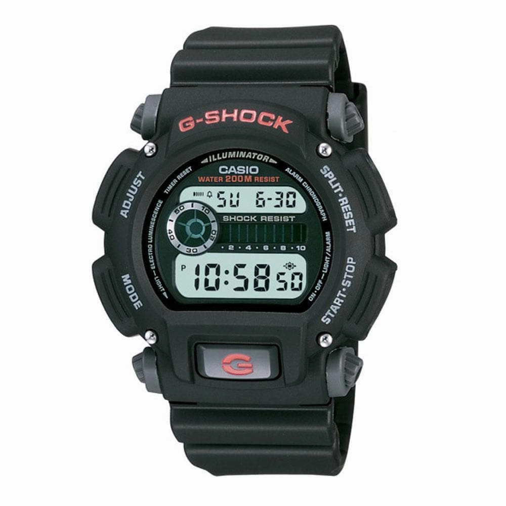 CASIO G-SHOCK DW-9052-1VDR DIGITAL QUARTZ BLACK RESIN UNISEX'S WATCH