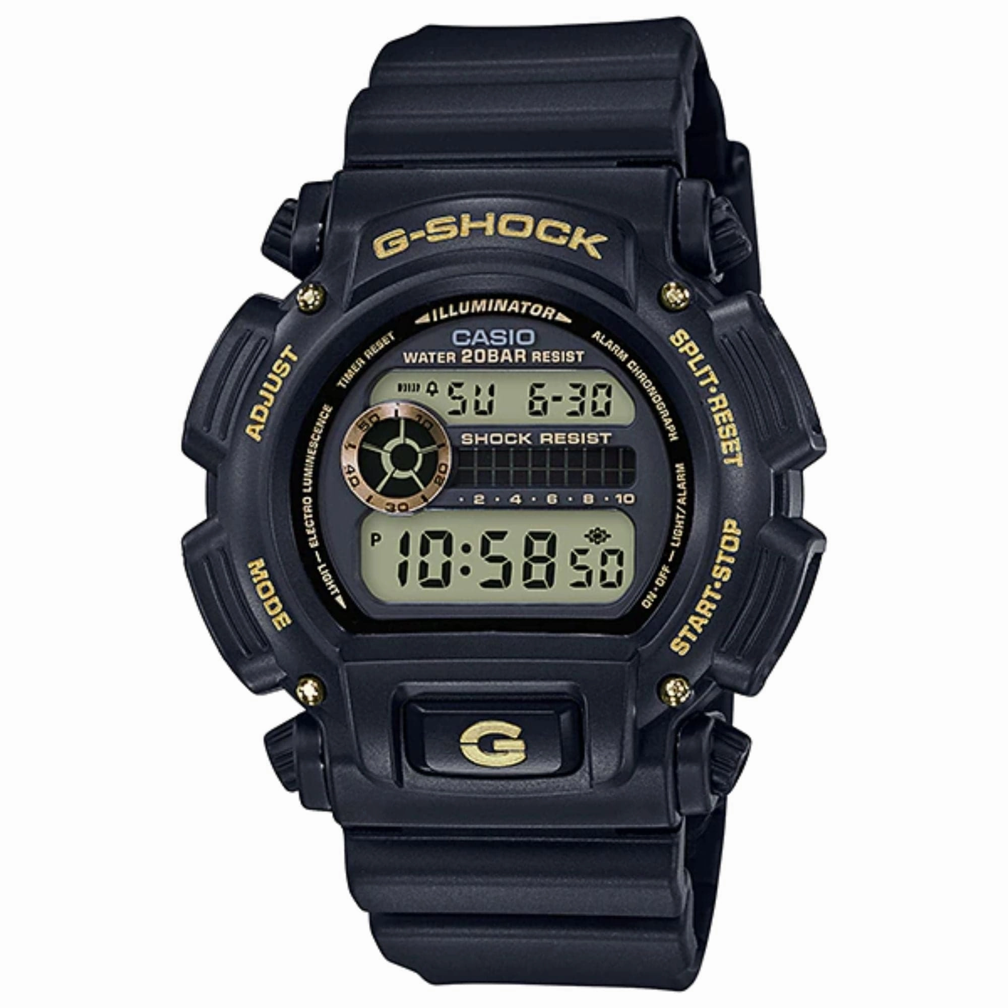 CASIO G-SHOCK DW-9052GBX-1A9DR-P DIGITAL QUARTZ BLACK RESIN UNISEX'S WATCH
