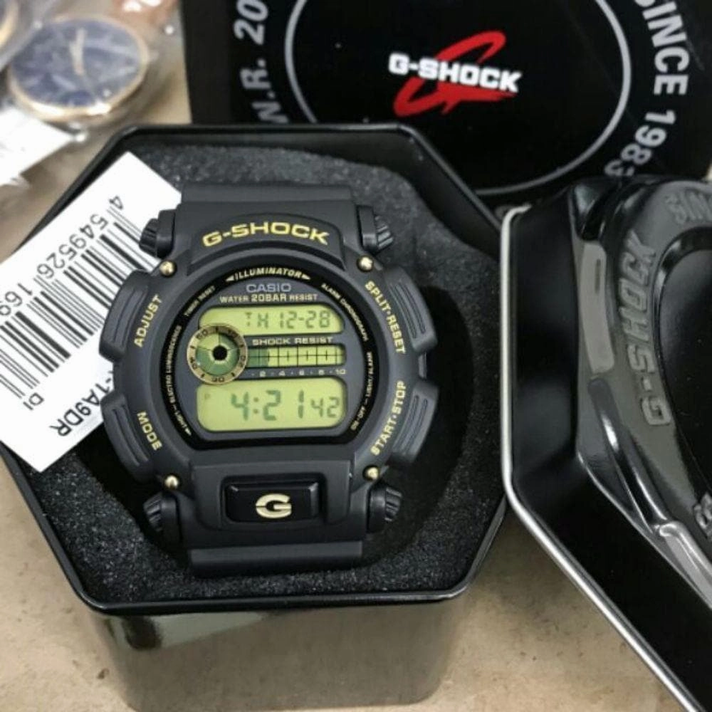 CASIO G-SHOCK DW-9052GBX-1A9DR-P DIGITAL QUARTZ BLACK RESIN UNISEX'S WATCH